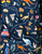 elitecare Classic Unisex Print Scrub Top - Aussie As