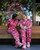 elitecare Unisex Print Scrub Pant - Pink Patisserie