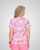 Koi - Lite Women's Print Scrub Top - Tie Dye Hearts