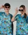 elitecare Unisex Print Scrub Top - Beachy Christmas