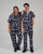 elitecare Unisex Print Scrub Pant - Navy Trees