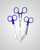 elitecare Scissors & Forcep 3 Pack - Plain