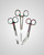 elitecare Scissors & Forcep 3 Pack - Pattern