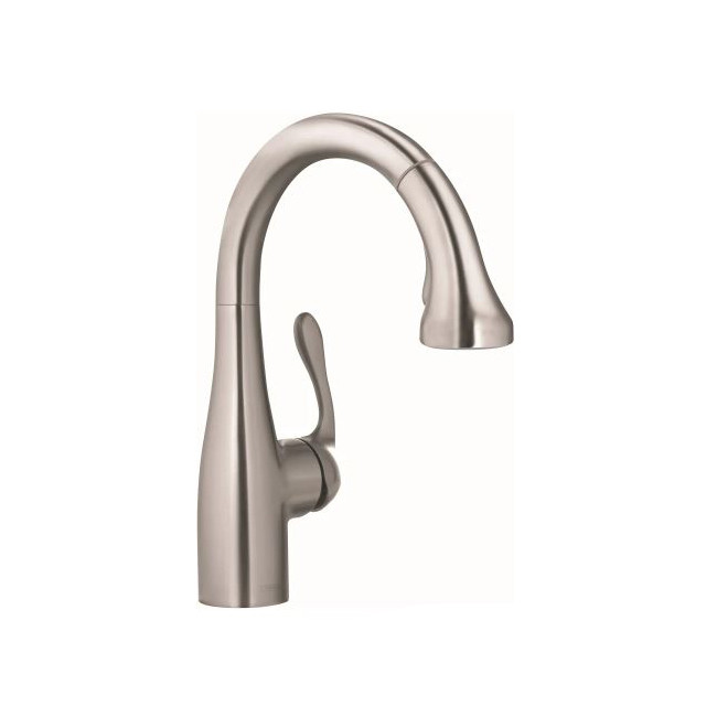 Hansgrohe Allegro E PullDown Prep Faucet Gourmet with HighArc Spout
