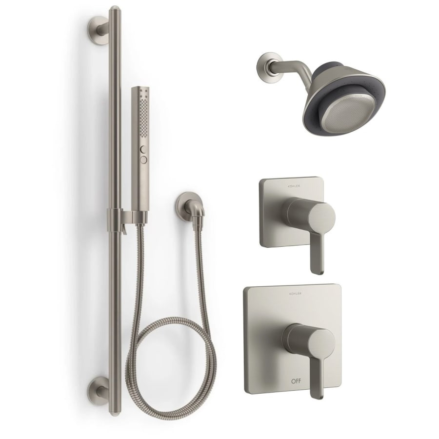 Kohler Purist Pressure Balanced Shower System with Shower Head, Hand ...