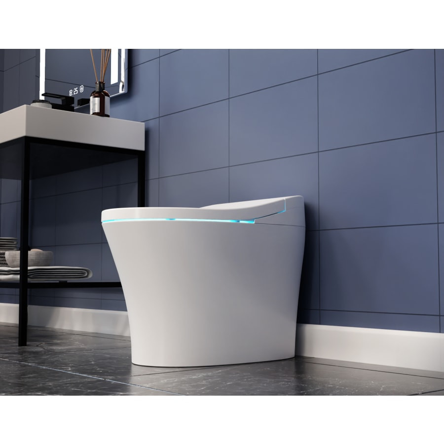 Anzzi ENVO Juno 1.28 GPF Dual Flush One Piece Elongated Smart