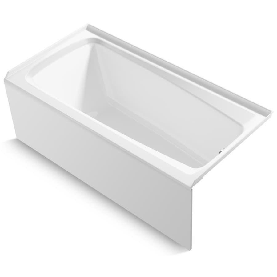Kohler K-26070-RA Irvine 60” X 30” Acrylic Alcove Bath – White