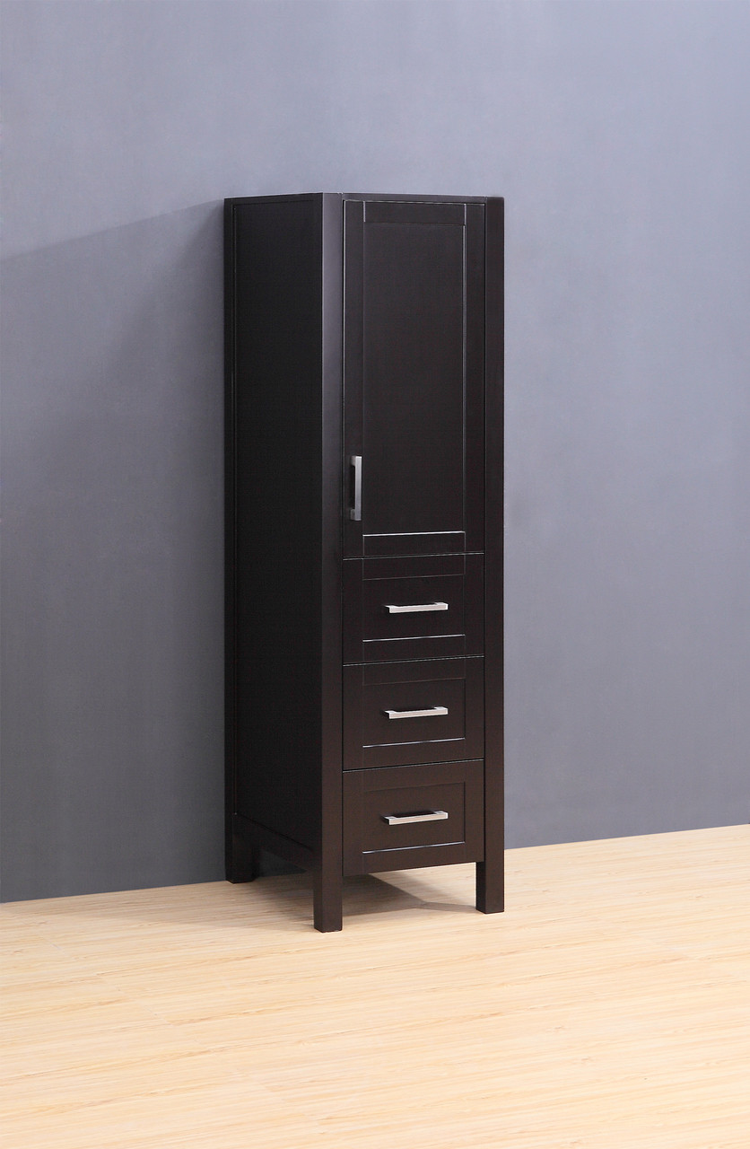 18.5" Espresso York Linen American Bath