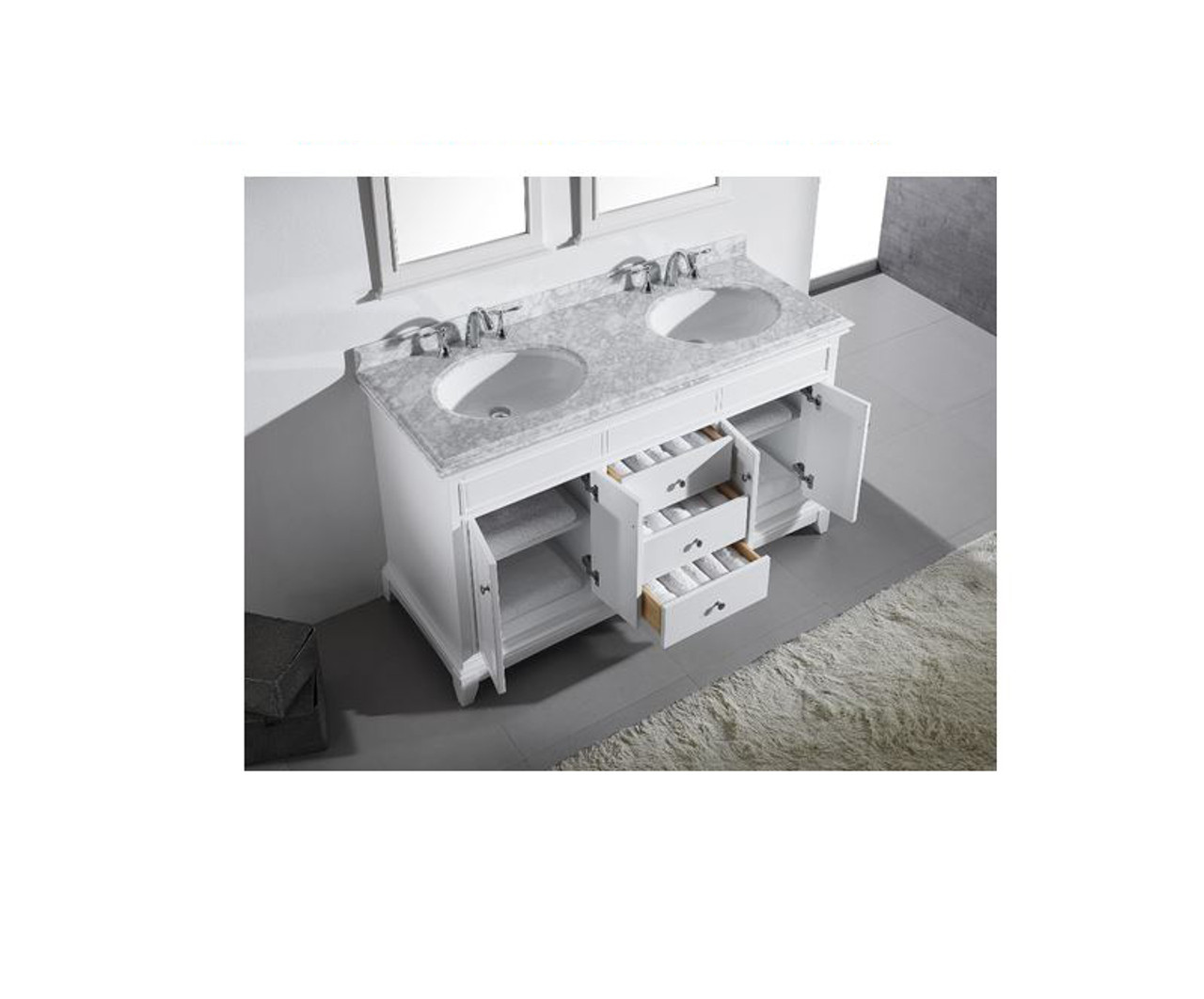 Royal Aventura 72" Double Sink Bathroom Vanity American Bath