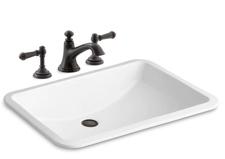 Kohler Ladena 18 3 8 Undermount Bathroom Sink With Overflow And