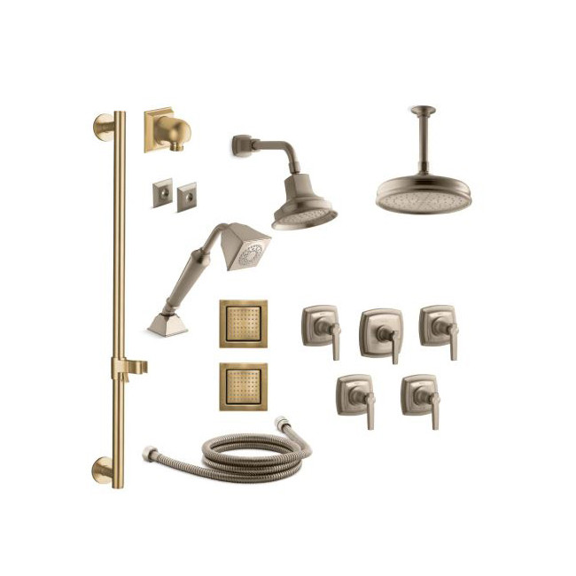 Kohler Margaux Thermostatic Shower System with Single Function Shower