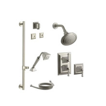 Kohler Memoirs Thermostatic Shower System with Single Function Shower Head, Hand Shower, Slide