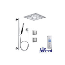 Kohler Luxury Shower System Includes 3 Port Digital Valve, WaterTile