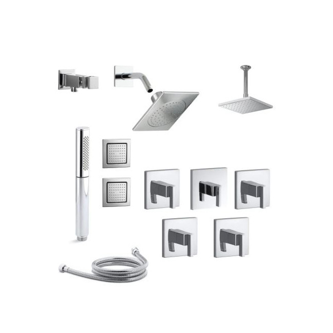 Kohler Loure Thermostatic Shower System with Single Function Shower