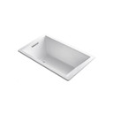 Kohler Underscore Rectangle 60" Drop In Acrylic Air Tub with Reversible Drain