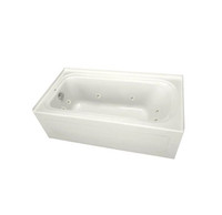 Jacuzzi 72 x 36 Fuzion Drop In Luxury Whirlpool Bathtub with 14 Jets, LCD  Controls, Illumatherapy, Heater, Left Drain and Right Pump - Integrated  Drain Assembly Included
