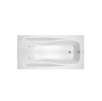 PROFLO 72" x 36" Whirlpool Bathtub with 8 Hydro Jets and EasyCare Acrylic - Drop In or Alcove Installation