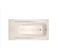 PROFLO 72" x 36" Drop-In or Alcove Soaking Bathtub - EasyCare Acrylic