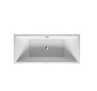 Duravit Vero Air 71" Free Standing Acrylic Soaking Tub with Center Drain and Overflow