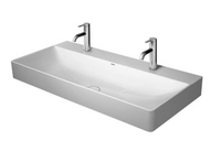 Duravit DuraSquare 39-3/8" Rectangular Ceramic Wall Mounted Bathroom Sink - Faucet Not Included