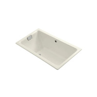 Kohler Tea for Two 66" Drop In Cast Iron Air Tub with Reversible Drain