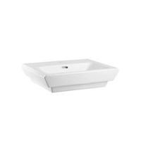 PROFLO 23" x 18-1/2" Fireclay Pedestal Sink Basin