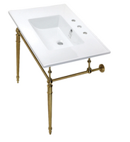 Kingston  Brass Edwardian 31" Wide Console Sink Set