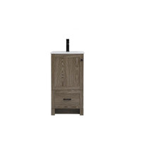 Royal Wynwood 18" Free Standing Single Basin Vanity Set with Wood Cabinet and Engineered Stone Vanity Top
