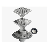 Royal Modern 4x 4 or 6 X 6" Shower Drain