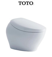 TOTO Neorest NX1 MS900CUMFG 0.8 / 1 GPF One Piece Elongated Chair Height Dual Flush Toilet and Bidet - Seat Included - Cotton White