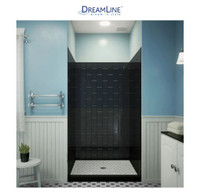DreamLine QWALL-VS 32 - 36" W x 41" D x 76" H Acrylic Backwall Shower Kit  (2)
