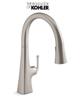 Kohler Graze 1.5 GPM Single Hole Pull Down Kitchen Faucet