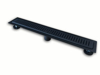 Royal Matte Black 24" Linear Shower Drain Royal Matte Black 24" Linear Shower Drain