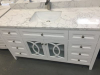 Royal Davie 48 inch White Bathroom Vanity