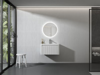 Royal Capri 30" White Wall Mount Modern Vanity Royal Capri 30" White Wall Mount Modern Vanity