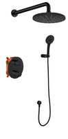 Royal Enzo 2 Way Thermostatic Shower Matt Black Royal Enzo 2 Way Thermostatic Shower Matt Black