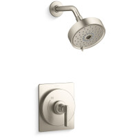 Kohler Castia by Studio McGee Shower Only Trim Package with 2.5 GPM Multi Function Shower Head with MasterClean Sprayface - Vibrant Brushed Nickel Kohler Castia by Studio McGee Shower Only Trim Package with 2.5 GPM Multi Function Shower Head with MasterClean Sprayface - Vibrant Brushed Nickel
