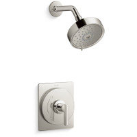 Kohler Castia by Studio McGee Shower Only Trim Package with 2.5 GPM Multi Function Shower Head with MasterClean Sprayface - Vibrant Polished Nickel Kohler Castia by Studio McGee Shower Only Trim Package with 2.5 GPM Multi Function Shower Head with MasterClean Sprayface - Vibrant Polished Nickel