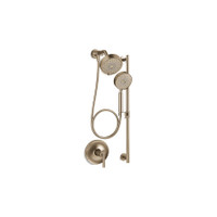 Kohler Purist Pressure Balanced Shower System with Shower Head, Hand Shower, Slide Bar, Shower Arm, Hose and Valve Trim – Less Rough-In Valve - Vibrant Brushed Bronze Kohler Purist Pressure Balanced Shower System with Shower Head, Hand Shower, Slide Bar, Shower Arm, Hose and Valve Trim – Less Rough-In Valve - Vibrant Brushed Bronze