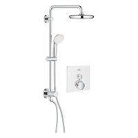 Grohe SmartControl Shower System - Moon White / StarLight Chrome Grohe SmartControl Shower System - Moon White / StarLight Chrome