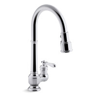 Kohler Artifacts 1.5 GPM Single Hole Pull Down Kitchen Faucet - Polished Chrome Kohler Artifacts 1.5 GPM Single Hole Pull Down Kitchen Faucet - Polished Chrome