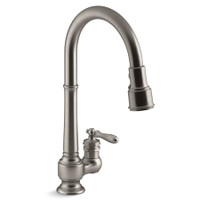 Kohler Artifacts 1.5 GPM Single Hole Pull Down Kitchen Faucet - Vibrant Stainless Kohler Artifacts 1.5 GPM Single Hole Pull Down Kitchen Faucet - Vibrant Stainless