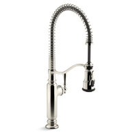 Kohler Tournant 1.5 GPM Single Hole Pre-Rinse Kitchen Faucet - Vibrant Polished Nickel
