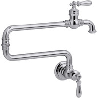 Kohler Artifacts 3.2 GPM Wall Mounted Single Hole Pot Filler - Polished Chrome Kohler Artifacts 3.2 GPM Wall Mounted Single Hole Pot Filler - Polished Chrome