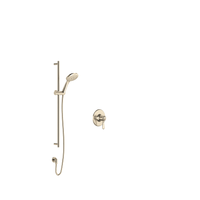 Rohl Wellsford Pressure Balanced Shower System with Hand Shower and Valve Trim  - Satin Nickel Rohl Wellsford Pressure Balanced Shower System with Hand Shower and Valve Trim  - Satin Nickel