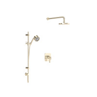 Rohl Graceline Thermostatic Shower System with Shower Head and Hand Shower Satin Nickel Rohl Graceline Thermostatic Shower System with Shower Head and Hand Shower Satin Nickel