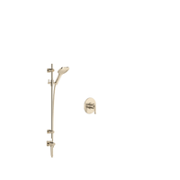 Rohl Apothecary Pressure Balanced Shower System with Hand Shower and Valve Trim - Satin Nickel Rohl Apothecary Pressure Balanced Shower System with Hand Shower and Valve Trim - Satin Nickel