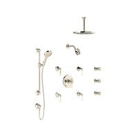 Palladian Thermostatic Shower System with Shower Head, Hand Shower, and Bodysprays Polished Nickel Palladian Thermostatic Shower System with Shower Head, Hand Shower, and Bodysprays Polished Nickel