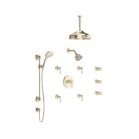 Rohl Verona Thermostatic Shower System with Shower Head, Hand Shower, and Bodysprays Satin Nickel Rohl Verona Thermostatic Shower System with Shower Head, Hand Shower, and Bodysprays Satin Nickel