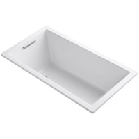 Kohler Underscore Collection 60" Drop In or Undermount Soaking Bath Tub with Slotted Overflow -White Kohler Underscore Collection 60" Drop In or Undermount Soaking Bath Tub with Slotted Overflow -White